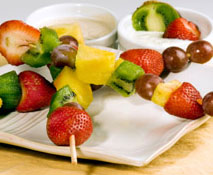 fruit kebab