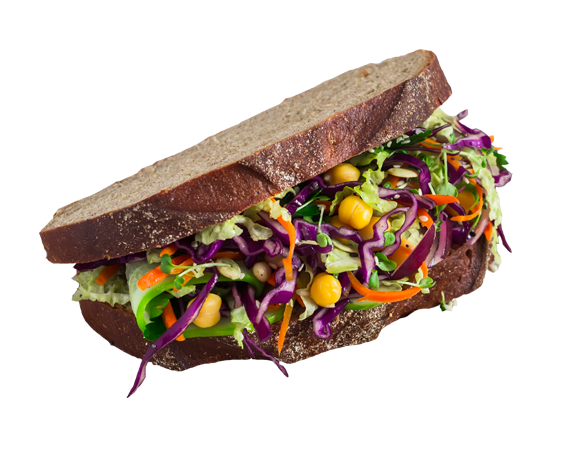 Individual Salads and Sandwiches