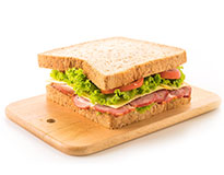 Individual Salads and Sandwiches