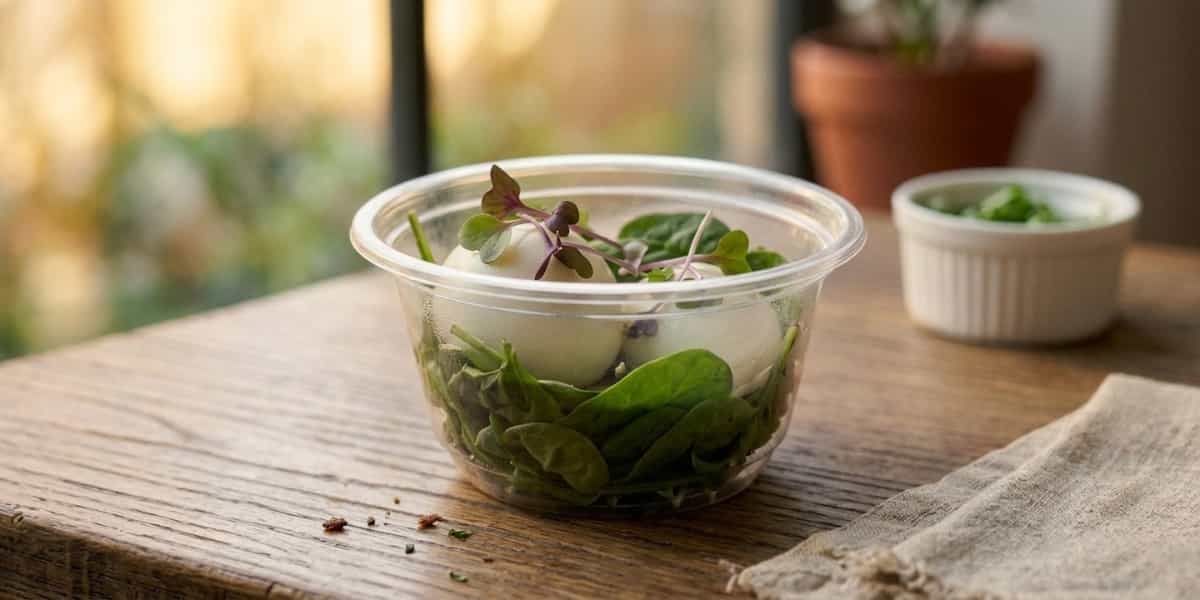 Herb, Spinach & Egg Protein Pot