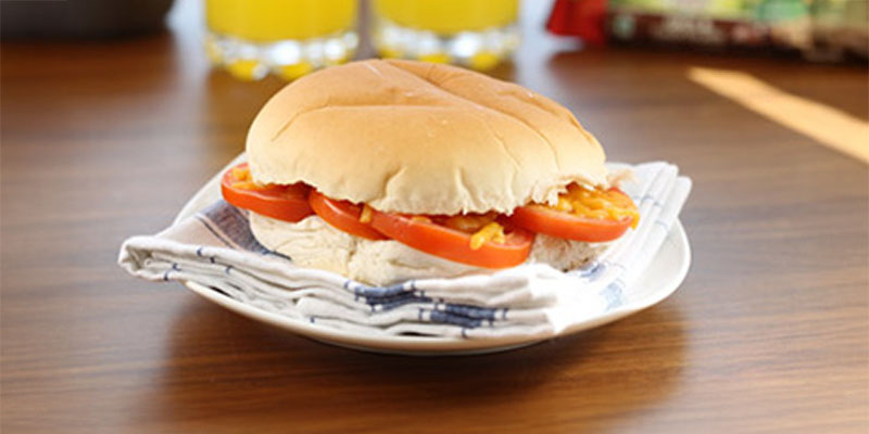 Hot Vegan Cheese and Tomato Barm