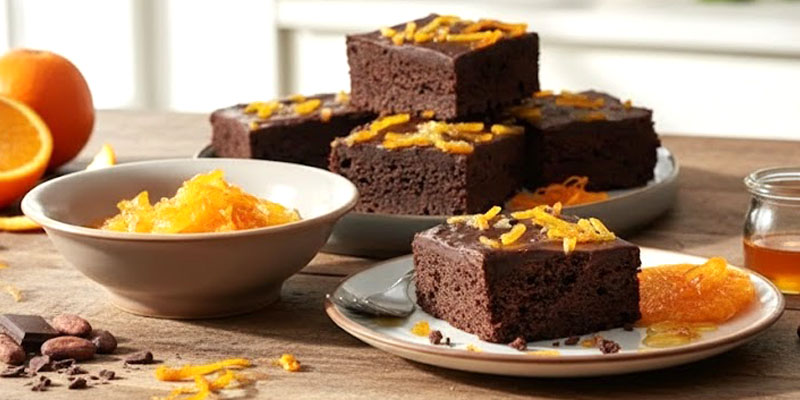 Vegan & GF Chocolate Orange Traybake