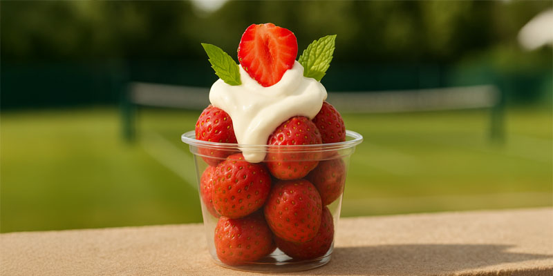 Vegan Strawberries and Cream